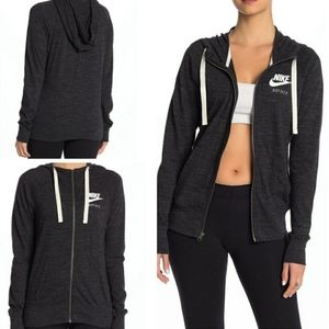 Nike Black Zip-Up Hoodie Jacket